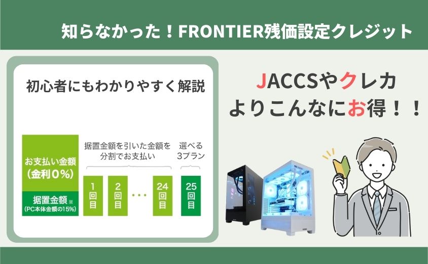 FRONTIER残価設定クレジット 分割 金利手数料