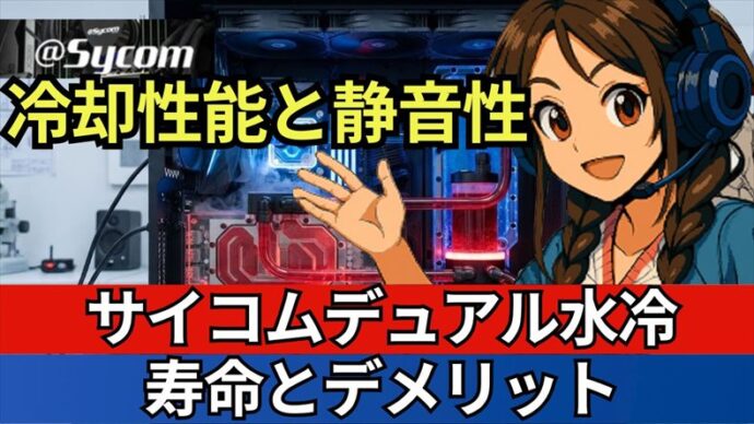 サイコムデュアル水冷の寿命とデメリット
