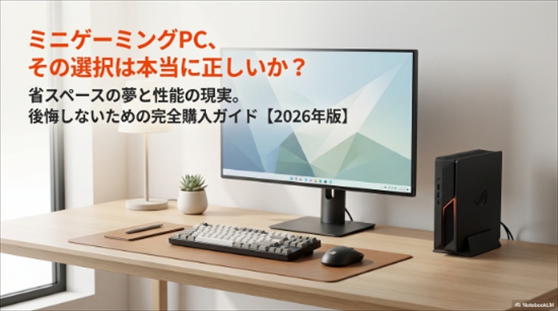 ミニゲーミングPCのメリット・デメリット