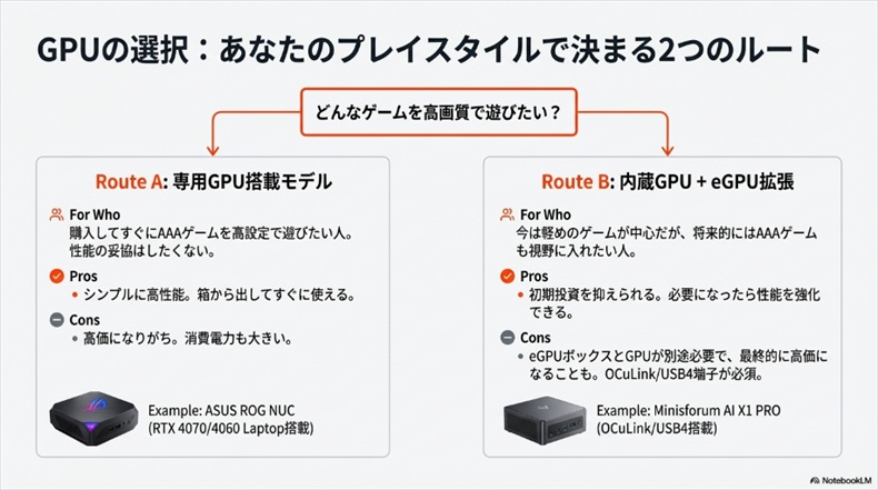 ミニゲーミングPCのGPUのおすすめ:目安は「GeForce RTX 5060以上