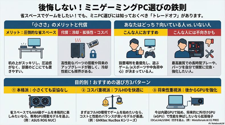 ミニゲーミングPCの選び方