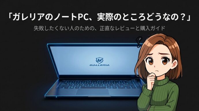 ガレリア ノートPCの評判