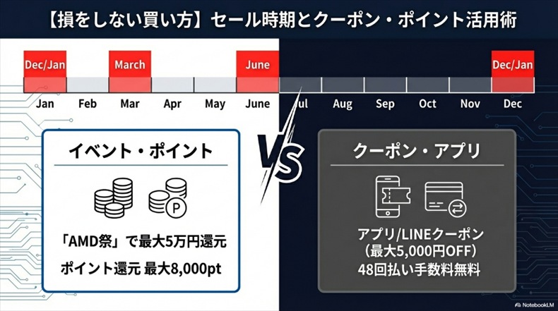 パソコン工房・ドスパラでお得な買い方