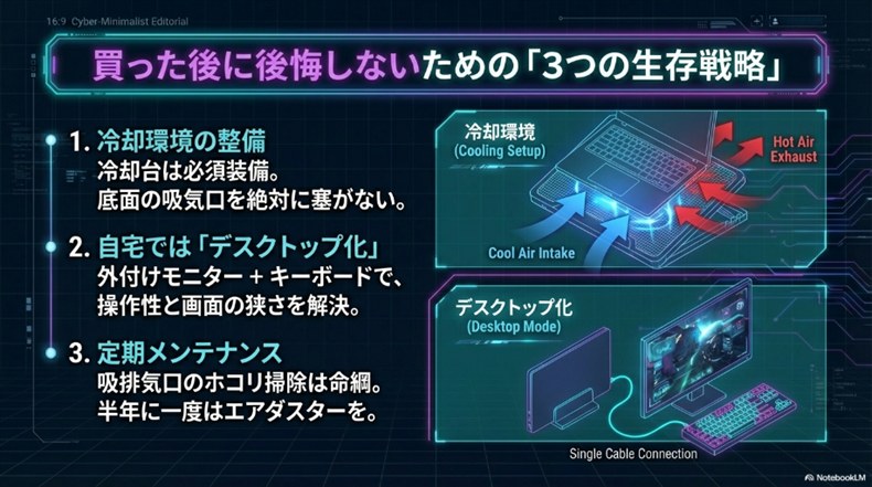 ゲーミングノートPC冷却性能