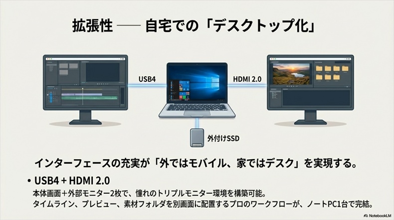 GALLERIA DL9R-IG-C4A動画編集　持ち運び