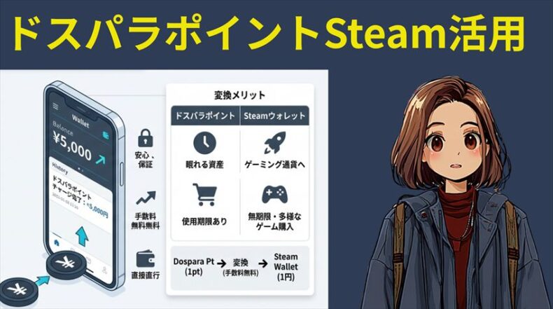 ドスパラポイントをSteam活用