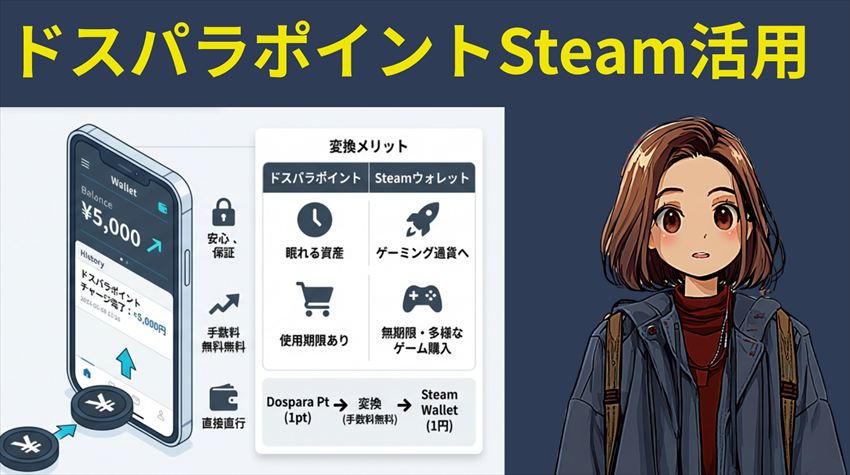 ドスパラポイントをSteam活用