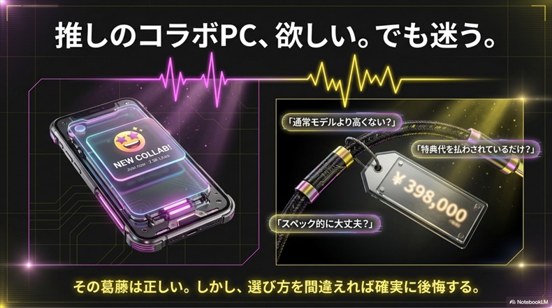 ゲーミングPCのコラボモデル通常モデルと何が違う?