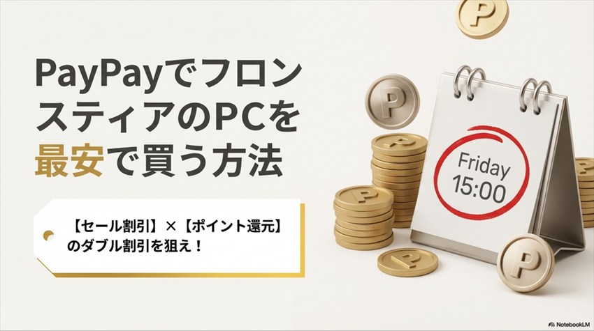 PayPayでフロンティアのPCを最安で買う方法