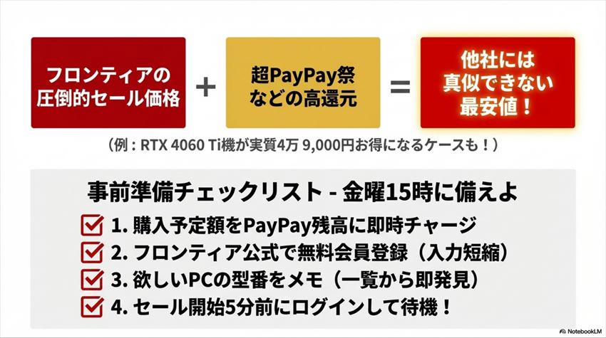 セールで確実に買うためのPayPay事前準備