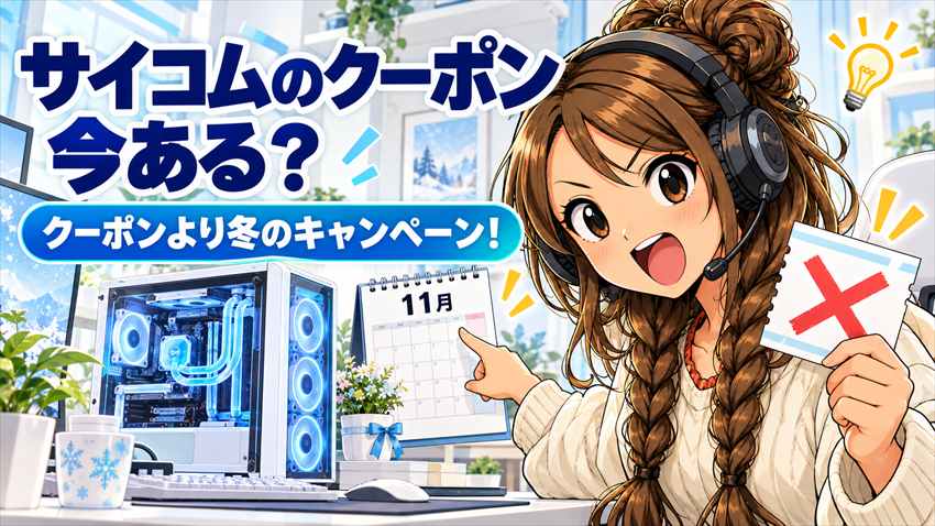 サイコムにクーポンはある？今は配布なし・クーポンより安い冬のキャンペーン【